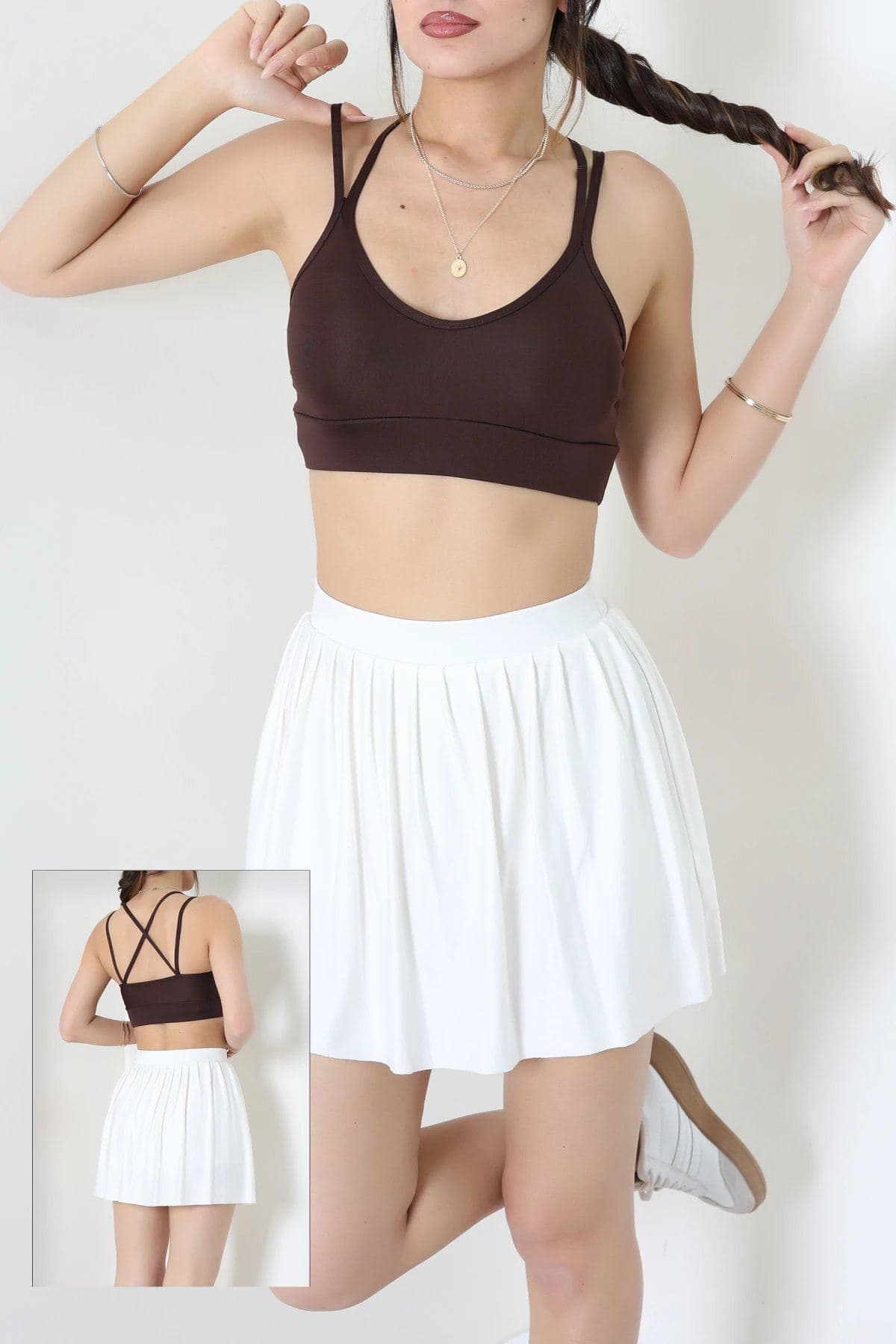 Çift Askılı Büstiyer Kahve - 70667.125.